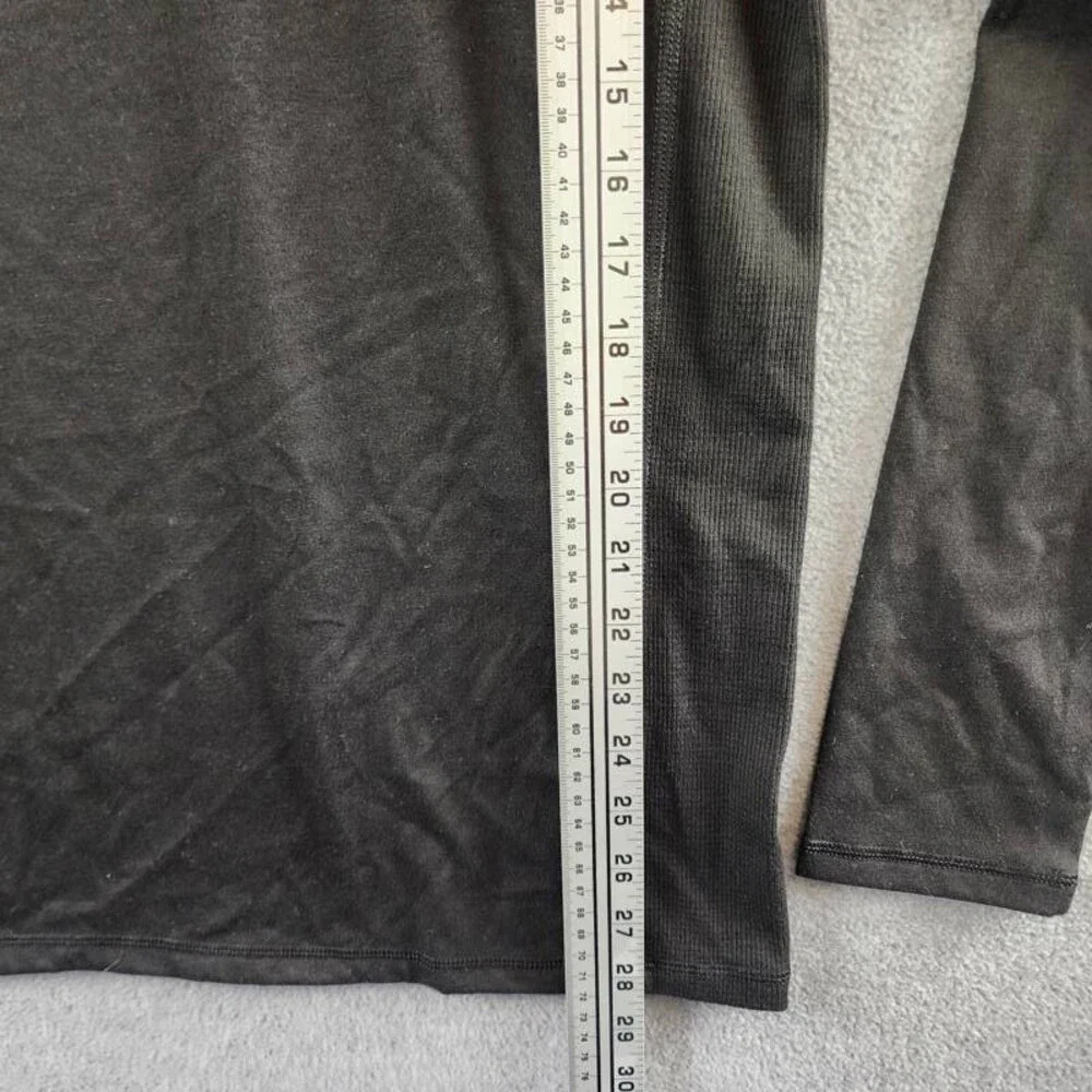 Polo Ralph Lauren Wool-Blend Long-Sleeve Crewneck Shirt Men's Medium Black